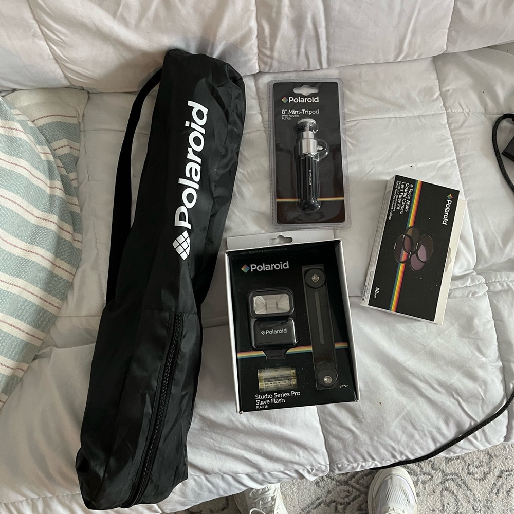 Polaroid Studio Series Pro Slave Flash Kit in Black